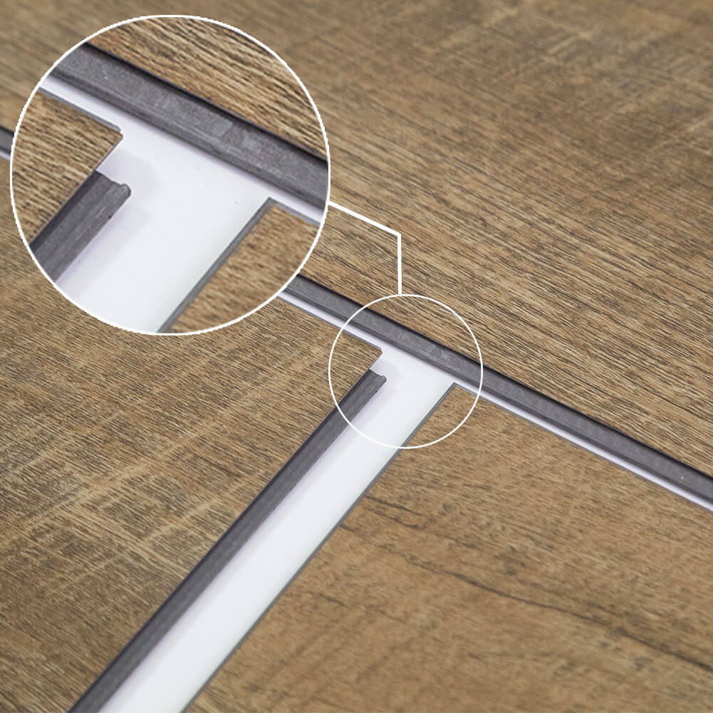 Luxury Vinyl Plank Flooring 48 x 7 Inch Light Oak (10-Pack, 23.6 sq.ft)